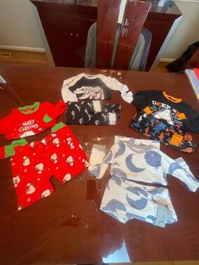 Bundle of 4 boy’s cotton pajamas Size 5T